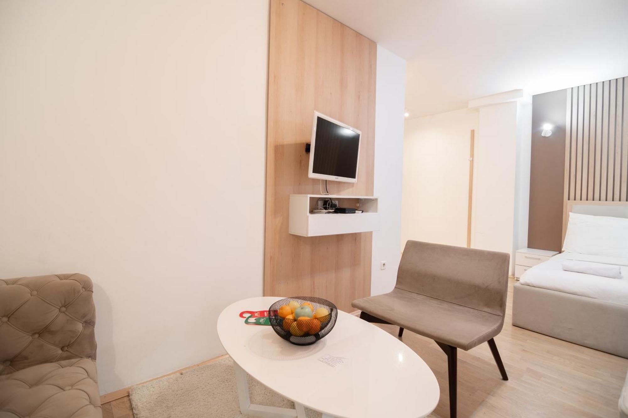 The One Apart Hotel Luxury Suites & Apartments Skopje Eksteriør billede